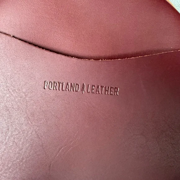 Round Leather Crossbody Bag - Brown - Picture 5 of 8